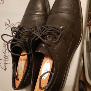 Joseph Abboud Cap Toe Shoes, 9.5,men's, black